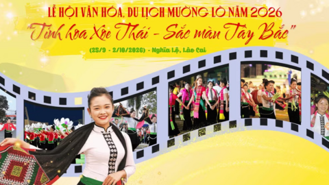 Lễ hội Văn hóa, Du lịch Mường Lò 2026 diễn ra trong 7 ngày với chuỗi sự kiện văn hóa đặc sắc
