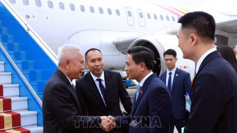 Chủ tịch Quốc hội kiêm Chủ tịch Hạ viện Vương quốc Thái Lan bắt đầu thăm chính thức Việt Nam