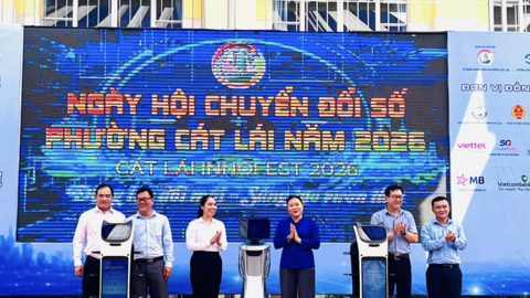 Phường Cát Lái ra mắt mô hình khu phố thông minh