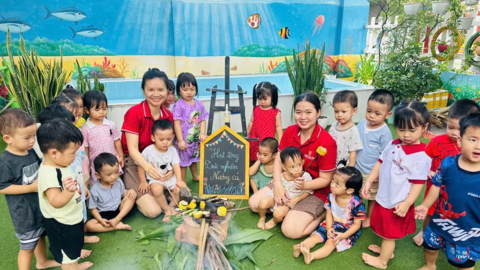 Vun đắp tình yêu tiếng Anh cho trẻ mầm non, tiểu học