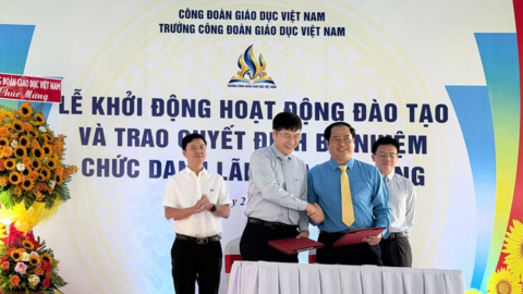 Trường Công đoàn Giáo dục Việt Nam có Ban giám hiệu mới
