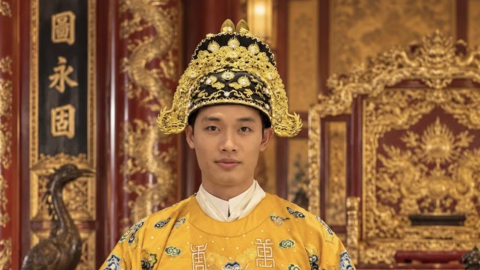 Nam vương Tiến Dũng mang sắc màu cung đình Việt đến sân khấu quốc tế