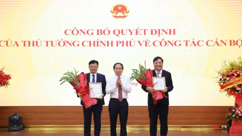 Trao Quyết định điều động, bổ nhiệm 2 Phó Tổng Thanh tra Chính phủ