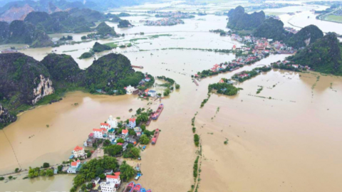 Ninh Bình khẩn trương triển khai ứng phó lũ trên sông Hoàng Long, sông Đáy