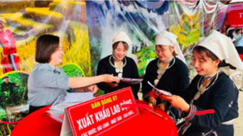 Đưa cơ hội việc làm về tận bản, người dân vùng cao có thêm lựa chọn
