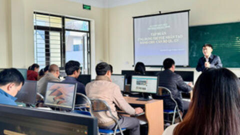 Cách trường dân tộc nội trú ứng dụng AI vào giảng dạy