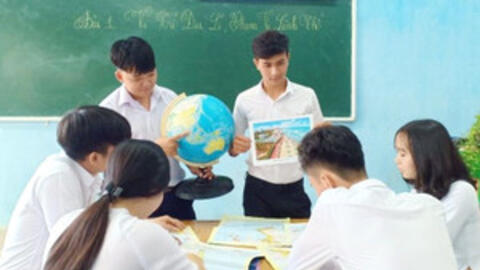 Chuyển từ dạy học sinh đọc sang hiểu và đánh giá bản đồ thế giới mới