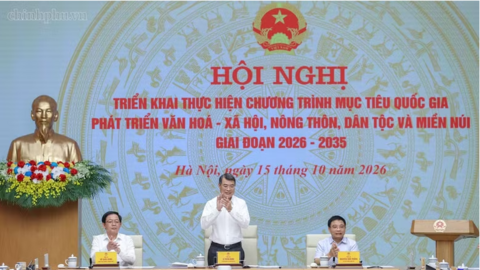 Thủ tướng chủ trì Hội nghị triển khai Chương trình MTQG phát triển văn hóa - xã hội, nông thôn, dân tộc miền núi