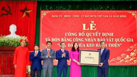 Ninh Bình: Ba bia đá Chùa Keo Hành Thiện được công nhận Bảo vật quốc gia