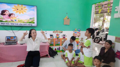 Giám sát Dự án Nâng cao chất lượng GD cho trẻ em dân tộc thiểu số ở An Giang