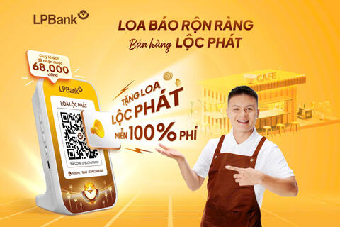 LPBank ra mắt Loa Lộc Phát: Trợ thủ đắc lực báo tin tiền về, chủ shop an tâm bùng nổ doanh thu
