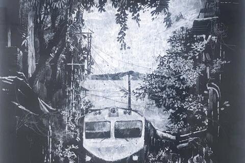 Đến ga Hà Nội ngắm tranh