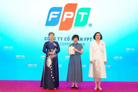 FPT được vinh danh TOP50 Doanh nghiệp phát triển bền vững tiêu biểu