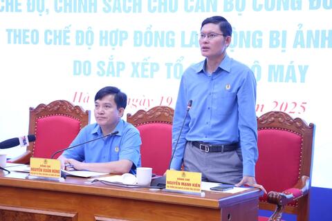 400 tỷ đồng chi trả cho cán bộ công đoàn bị ảnh hưởng do sắp xếp bộ máy