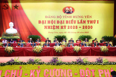 438 đại biểu dự Đại hội Đảng bộ tỉnh Hưng Yên