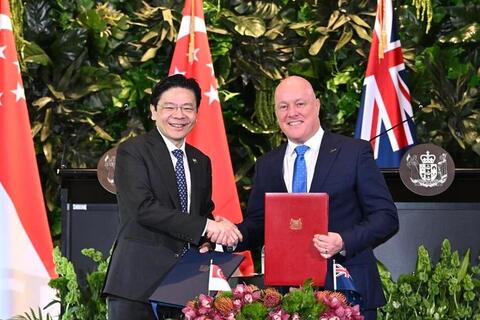 Singapore và New Zealand ký kết quan hệ đối tác chiến lược toàn diện