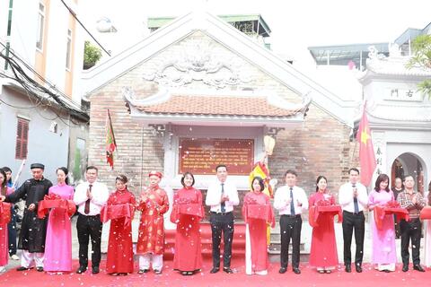 Khánh thành Dự án tu bổ, tôn tạo di tích Đình Nam Dư Hạ