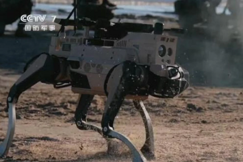 Chó robot của Trung Quốc tham gia tập trận đổ bộ