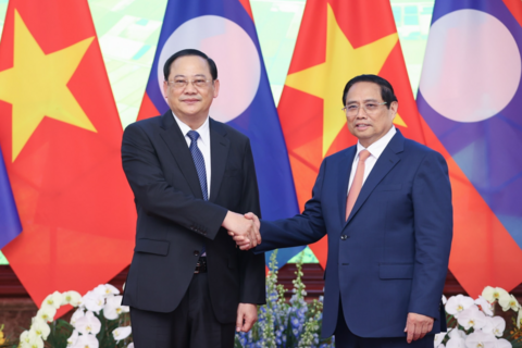 Thủ tướng Phạm Minh Chính đồng chủ trì Kỳ họp lần thứ 48 Ủy ban liên Chính phủ Việt Nam-Lào