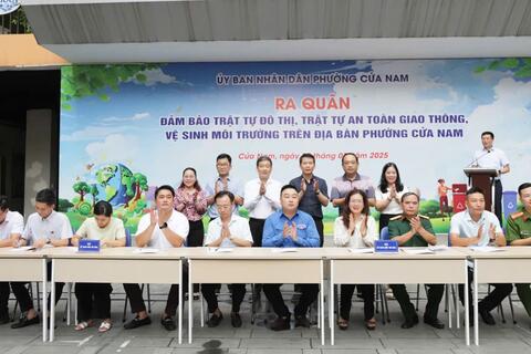 Cửa Nam: Xử lý nghiêm vi phạm, xây dựng phường kiểu mẫu về văn minh đô thị