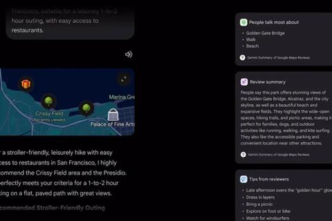 Gemini được làm mới với dữ liệu Maps trực quan