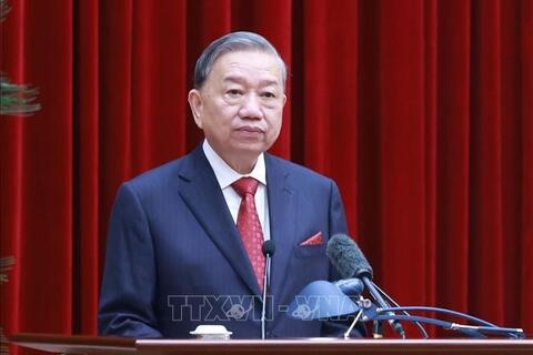 Tổng Bí thư Tô Lâm: Tiếp tục hoàn thiện các công việc chuẩn bị tốt nhất phục vụ tổ chức thành công Đại hội XIV của Đảng