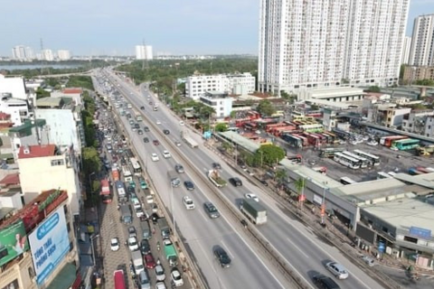 Hà Nội hạn chế xe tải lớn di chuyển vào đường Vành đai 3 trên cao