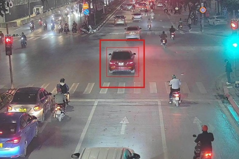 Hà Nội: 674 phương tiện bị phạt nguội qua camera AI trong 4 ngày nghỉ Tết Dương lịch