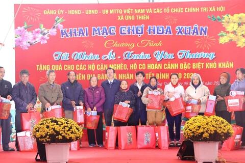 Ứng Thiên lan tỏa yêu thương với “Tết nhân ái - xuân yêu thương”