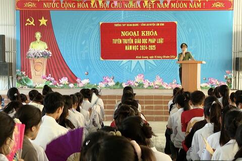 Đẩy mạnh giáo dục pháp luật trong trường học