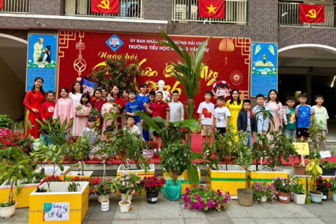 Từ chậu hành lá nơi trường học phố thị đến rừng quế của học sinh vùng cao