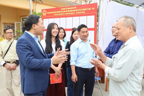 Cử tri Quang Minh tin tưởng, kỳ vọng vào các ứng cử viên