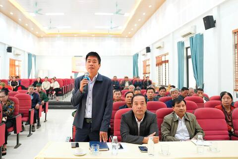 Ứng cử viên đại biểu HĐND thành phố tiếp xúc cử tri tại đơn vị bầu cử số 26