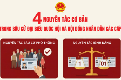 Bảo đảm dân chủ, minh bạch với 4 nguyên tắc cơ bản trong bầu cử