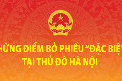 Những điểm bỏ phiếu “đặc biệt” tại Thủ đô Hà Nội