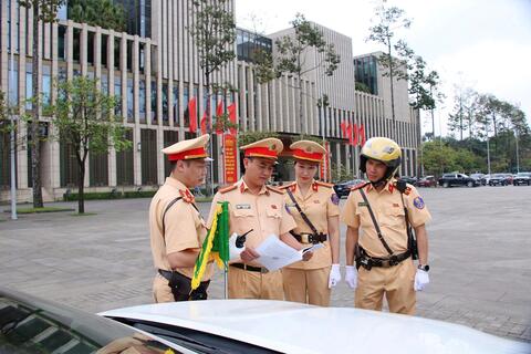 CSGT Hà Nội triển khai phương án bảo đảm TTATGT phục vụ Kỳ họp lần thứ 1, Quốc hội khóa XVI