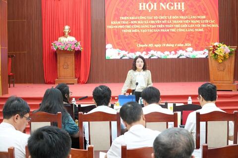 Làng nghề Chuyên Mỹ sắp gia nhập mạng lưới thủ công sáng tạo thế giới