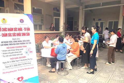 Phường Tây Tựu: Nhiều hoạt động hướng về người lao động trong Tháng Công nhân 2026