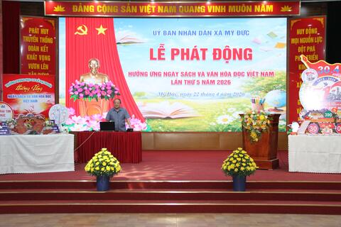 Lan tỏa phong trào đọc sách trên địa bàn xã Mỹ Đức