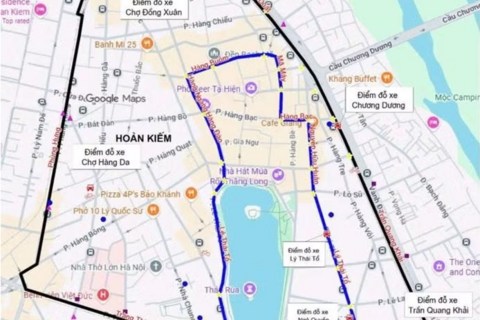 Các khu vực Hà Nội dự kiến cấm xe máy xăng từ 1/7