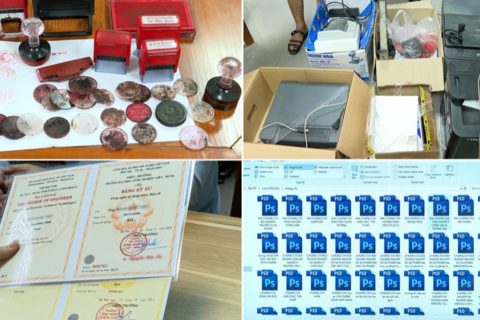 Hàng loạt trường đại học, sở giáo dục và đào tạo các tỉnh bị làm giả con dấu