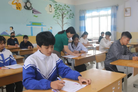 Hơn 3.000 học sinh dự thi tuyển sinh vào lớp 10 ở Lai Châu