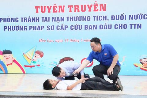Các địa phương ngoại thành Hà Nội: Triển khai giải pháp phòng, chống đuối nước cho trẻ em