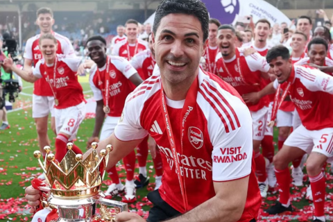 HLV Arsenal được vinh danh hay nhất Ngoại hạng Anh