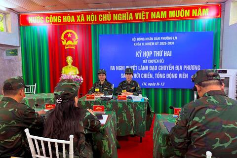 Phường Lĩnh Nam diễn tập tác chiến khu vực phòng thủ theo các tình huống giả định sát thực tế