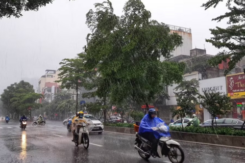 Dự báo thời tiết ngày 14/7: Bắc Bộ nắng nóng, Nam Bộ mưa dông