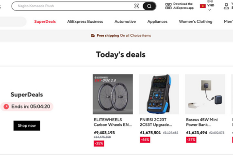 Nền tảng thương mại AliExpress bị Liên minh châu Âu phạt 550 triệu euro