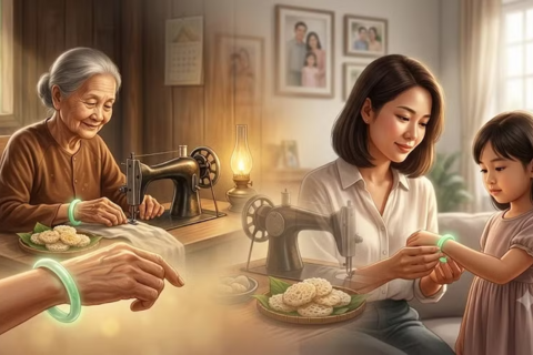 Chiếc vòng cẩm thạch của ngoại
