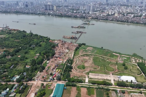 Hà Nội: Điều chỉnh, tổ chức giao thông phục vụ thi công cầu Trần Hưng Đạo