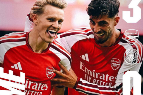 Arsenal thắng đậm Man City, đăng quang Siêu Cúp Anh 2026